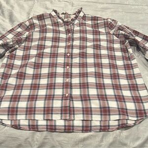 Heritage Brand Barbour plaid blouse